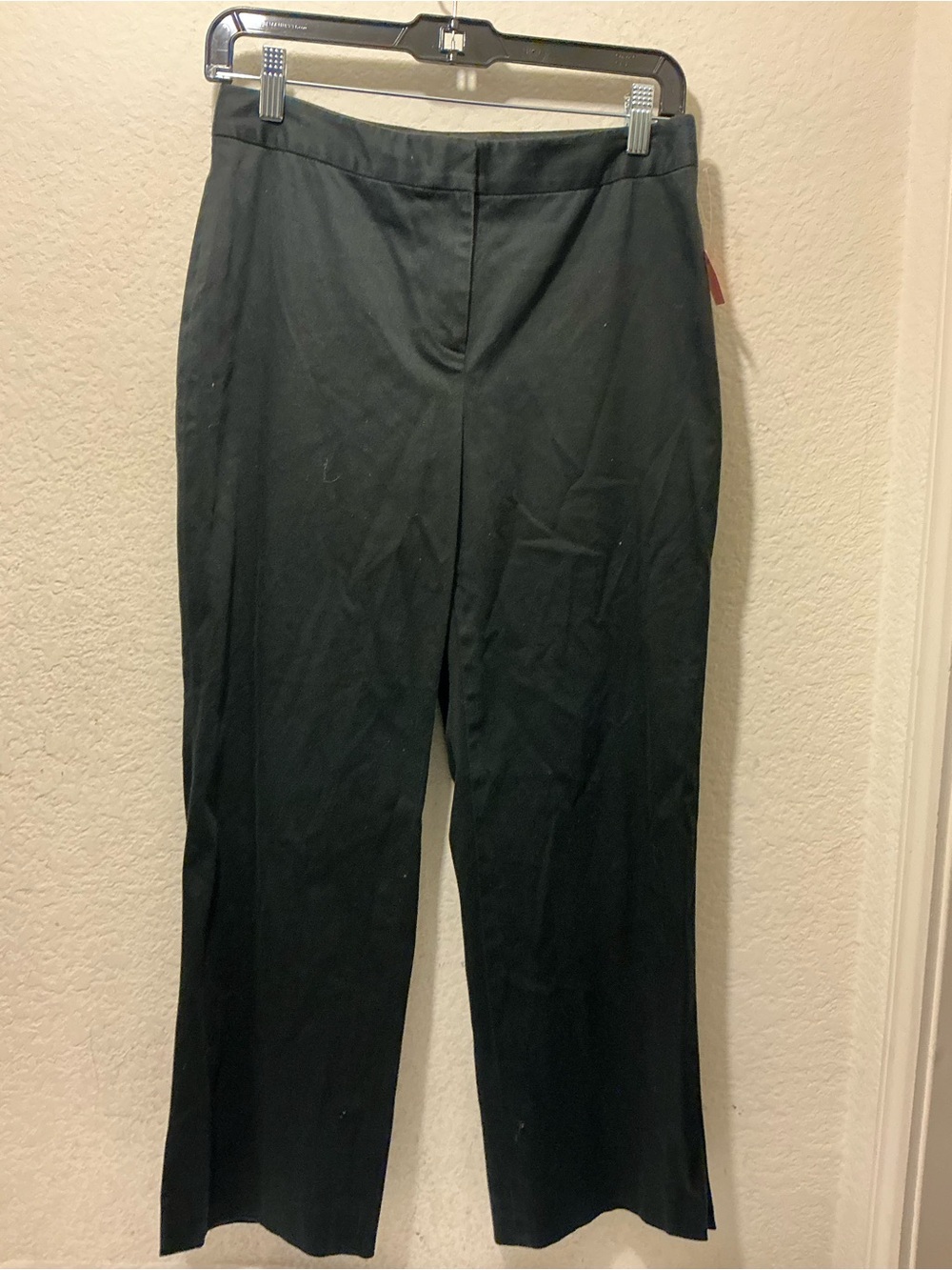 Tesori Black Straight-Leg Women's Pants